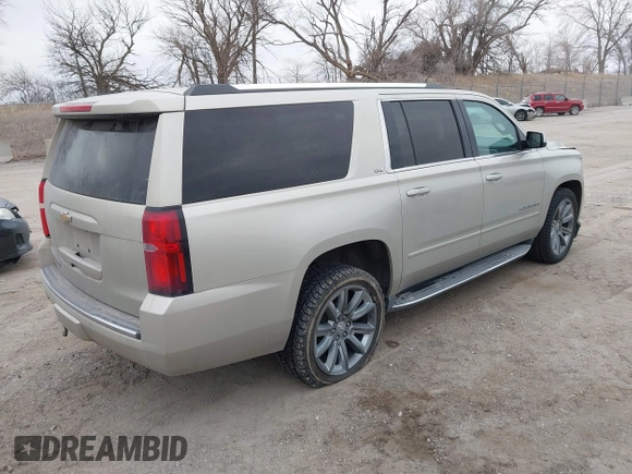 2016 Chevrolet Suburban LTZ with VIN 1GNSKJKC8GR133327, listed as a IAAI auction lot 41708235 with 78,099 mi miles. Bid and sale history available at carsss.com. Image 4.