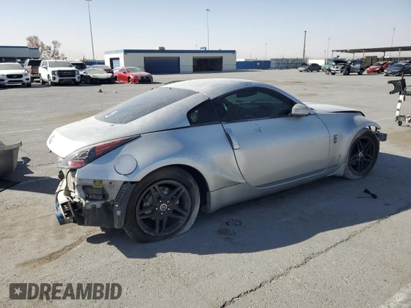 2005 Nissan 350Z Touring with VIN JN1AZ34D65M602736, listed as a Copart auction lot 46899355 with 178,001 mi miles and Salvage Title. Bid and sale history available at carsss.com. Image 3.