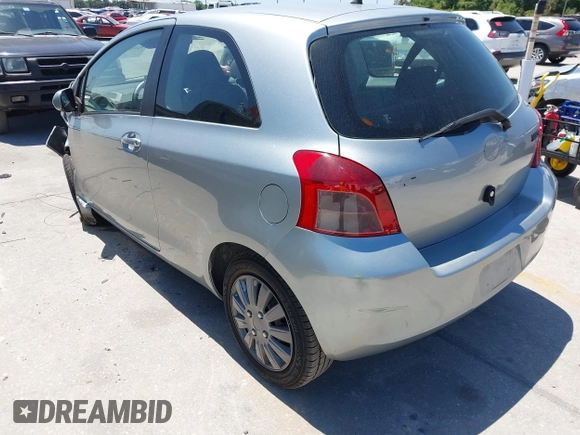 2007 Toyota Yaris with VIN JTDJT923075057996, listed as a IAAI auction lot 42062712 with 190,423 mi miles. Bid and sale history available at carsss.com. Image 3.