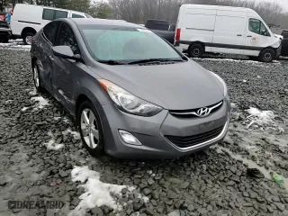 2013 Hyundai Elantra GLS with VIN 5NPDH4AE9DH161404, listed as a Copart auction lot 44457685 with 114,889 mi miles and Salvage Title. Bid and sale history available at carsss.com. Image 10.