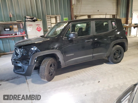 2018 Jeep Renegade Sport с VIN ZACCJBAB2JPH94078, выставлен на аукционе Copart как лот 52787515 с пробегом 21 867 миль миль и Списание • Salvage title. История ставок и продаж доступна на DreamBid. Изображение 1.