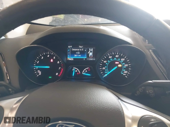 2015 Ford Escape Titanium с VIN 1FMCU9J98FUC05727, выставлен на аукционе IAAI как лот 42229328 с пробегом 112 896 миль миль и . История ставок и продаж доступна на DreamBid. Изображение 7.