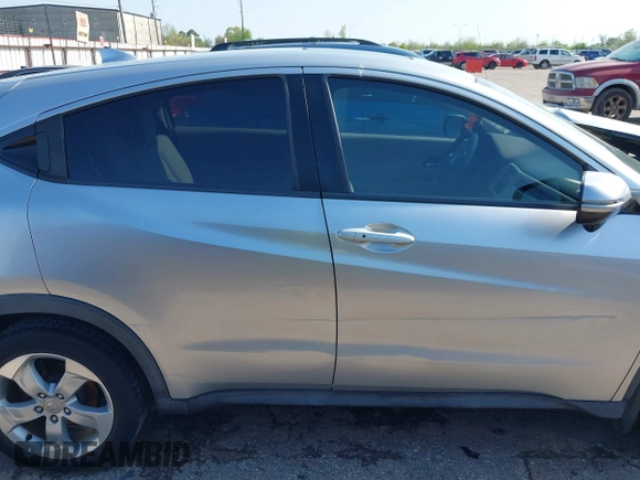 2016 Honda HR-V EX with VIN 3CZRU5H59GM744027, listed as a IAAI auction lot 41861057 with 60,454 mi miles. Bid and sale history available at carsss.com. Image 13.