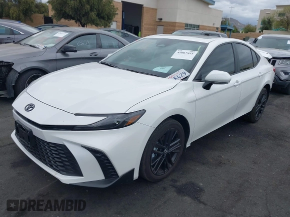 2025 Toyota Camry LE with VIN 4T1DAACK3SU087725, listed as a IAAI auction lot 42067493 with 3,217 mi miles and . Bid and sale history available at DreamBid. Image 20.