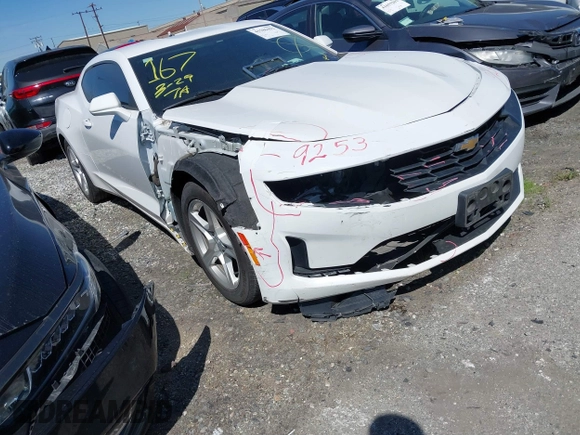 2019 Chevrolet Camaro 1LS with VIN 1G1FB1RX5K0130443, listed as a IAAI auction lot 41586492 with 122,538 mi miles and . Bid and sale history available at carsss.com. Image 1.