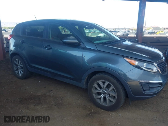2014 Kia Sportage LX with VIN KNDPB3ACXE7588801, listed as a IAAI auction lot 42180018 with 192,062 mi miles and . Bid and sale history available at carsss.com. Image 1.