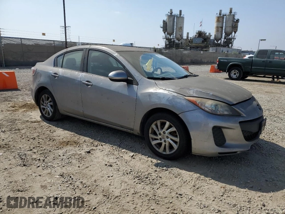 2012 Mazda 3 i Touring with VIN JM1BL1V86C1557191, listed as a Copart auction lot 63002985 with 218,863 mi miles and Clean title. Bid and sale history available at DreamBid. Image 4.
