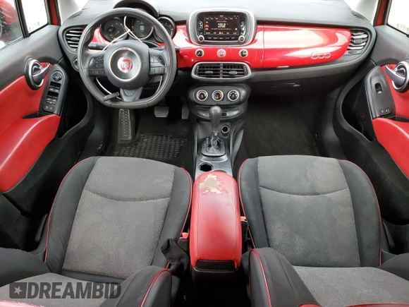 2016 FIAT 500X Easy with VIN ZFBCFYBT0GP333015, listed as a Copart auction lot 59536025 with 153,187 mi miles and Salvage title. Bid and sale history available at DreamBid. Image 8.
