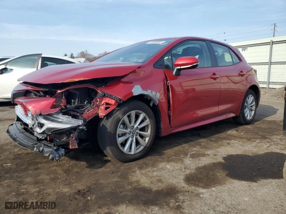 2025 Toyota Corolla Hatchback SE with VIN JTND4MBE4S3233768, listed as a Copart auction lot 48900695 with 1,687 mi miles and Salvage Title. Bid and sale history available at carsss.com. Image 1.