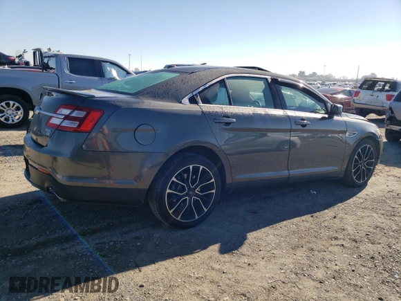2018 Ford Taurus SEL with VIN 1FAHP2H87JG117352, listed as a Copart auction lot 87882065 with 133,534 mi miles and Salvage Title. Bid and sale history available at carsss.com. Image 3.