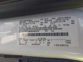 2019 Ford Transit с VIN 1FTYR1YM5KKA63379, выставлен на аукционе IAAI как лот 41817487 с пробегом 106 573 миль миль и . История ставок и продаж доступна на DreamBid. Изображение 9.