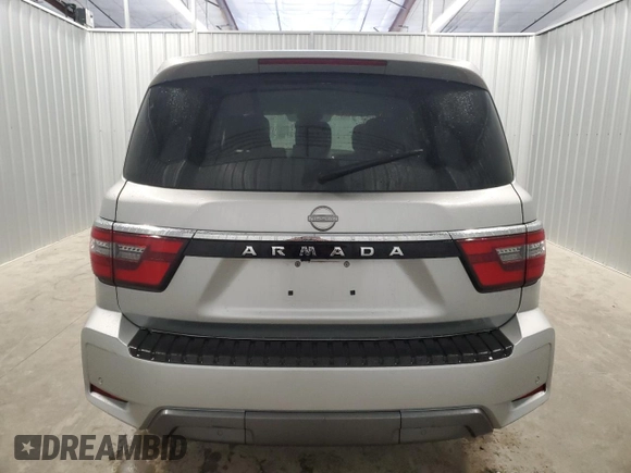 2023 Nissan Armada SV with VIN JN8AY2AD8P9690973, listed as a Copart auction lot 41570965 with 41,414 mi miles and Salvage title. Bid and sale history available at DreamBid. Image 6.