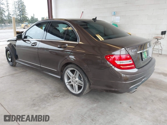 2013 Mercedes-Benz C 350 Sport with VIN WDDGF5HB7DG147211, listed as a IAAI auction lot 41615722 with 89,082 mi miles and . Bid and sale history available at DreamBid. Image 3.