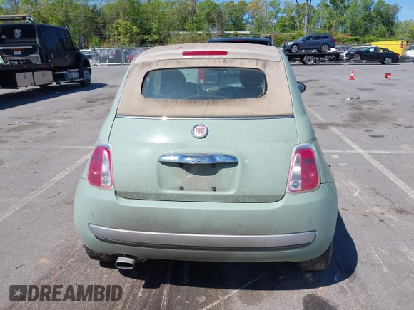 2013 FIAT 500 Lounge with VIN 3C3CFFER4DT512749, listed as a IAAI auction lot 42063224 with 186,157 mi miles and . Bid and sale history available at DreamBid. Image 16.