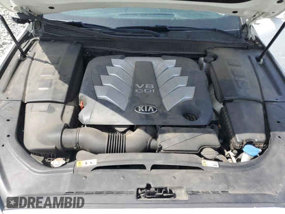 2015 Kia K900 Luxury with VIN KNALW4D4XF6021585, listed as a Copart auction lot 51303275 with 57,123 mi miles and Salvage title. Bid and sale history available at DreamBid. Image 13.