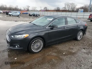 2013 Ford Fusion Titanium with VIN 3FA6P0K95DR117344, listed as a Copart auction lot 50995245 with 96,631 mi miles and Salvage Title. Bid and sale history available at carsss.com. Image 1.