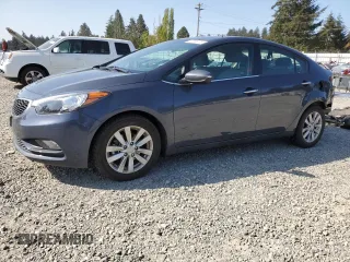 2014 Kia Forte EX with VIN KNAFX4A81E5050091, listed as a Copart auction lot 53796535 with 86,378 mi miles and Salvage Title. Bid and sale history available at carsss.com. Image 1.