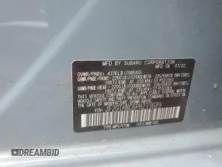 2023 Subaru Crosstrek Limited с VIN JF2GTHNC6PH233689, выставлен на аукционе Copart как лот 58700185 с пробегом 8 978 миль миль и Списание • Salvage title. История ставок и продаж доступна на DreamBid. Изображение 13.
