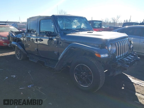 2022 Jeep Gladiator High Altitude with VIN 1C6HJTFG2NL183405, listed as a IAAI auction lot 41341938 with Not provided miles and . Bid and sale history available at DreamBid. Image 1.
