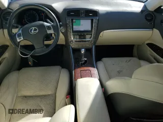 2012 Lexus IS 350 with VIN JTHBE5C26C5030856, listed as a Copart auction lot 42495955 with 129,950 mi miles and Salvage title. Bid and sale history available at DreamBid. Image 8.