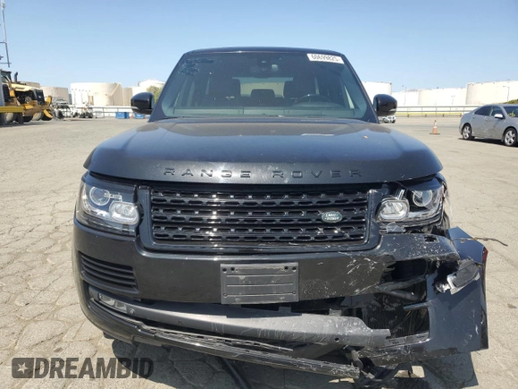 2015 Land Rover Range Rover HSE with VIN SALGS2VF4FA207942, listed as a Copart auction lot 60699825 with 80,472 mi miles and Salvage title. Bid and sale history available at DreamBid. Image 5.