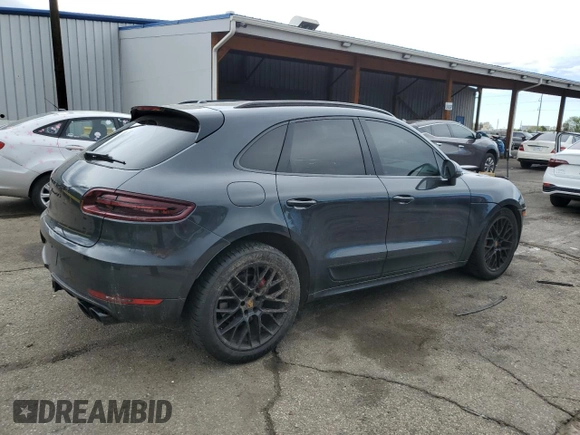2018 Porsche Macan GTS with VIN WP1AG2A55JLB65384, listed as a Copart auction lot 54848385 with 90,938 mi miles and Salvage Title. Bid and sale history available at DreamBid. Image 3.