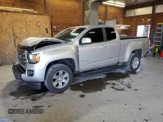 2016 GMC Canyon 4WD SLE with VIN 1GTH6CE3XG1158095, listed as a Copart auction lot 75802314 with 134,140 mi miles and Salvage Title. Bid and sale history available at carsss.com. Image 1.