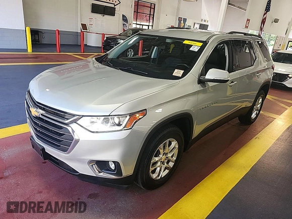 2021 Chevrolet Traverse LT Cloth with VIN 1GNEVMKWXMJ220477, listed as a IAAI auction lot 42842579 with 62,180 mi miles and . Bid and sale history available at DreamBid. Image 4.