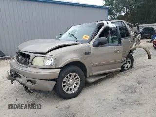 2002 Ford Expedition Eddie Bauer z VIN 1FMRU17W52LA65502, wystawiony jako Copart lot #83791534 z przebiegiem Nie podano mil oraz Szkoda całkowita • Salvage title. Historia ofert i sprzedaży dostępna na DreamBid. Obrazek 1.