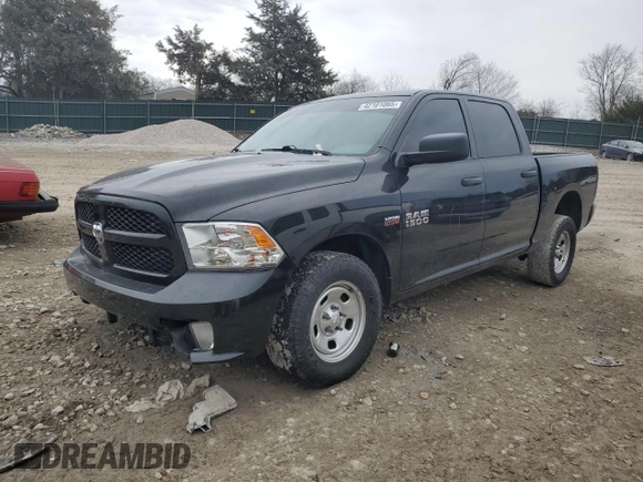 2018 Ram 1500 Express with VIN 1C6RR7KT4JS142264, listed as a Copart auction lot 42101065 with 130,662 mi miles and Salvage title. Bid and sale history available at DreamBid. Image 1.