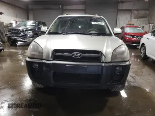 2007 Hyundai Tucson SE with VIN KM8JN12D77U589932, listed as a Copart auction lot 76968704 with 76,996 mi miles and Salvage Title. Bid and sale history available at carsss.com. Image 5.