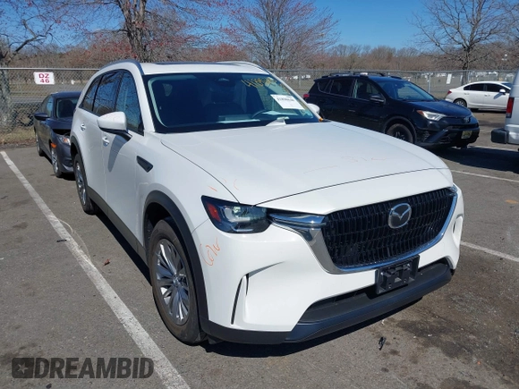 2024 Mazda CX-90 Preferred with VIN JM3KKBHD4R1175985, listed as a IAAI auction lot 41898640 with 7,359 mi miles and . Bid and sale history available at DreamBid. Image 1.