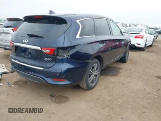 2017 Infiniti QX60 with VIN 5N1DL0MN3HC528880, listed as a IAAI auction lot 41865871 with 183,430 mi miles. Bid and sale history available at carsss.com. Image 4.