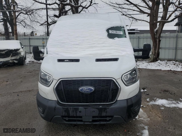 2023 Ford Transit Cargo Van with VIN 1FTBR2C83PKA13044, listed as a Copart auction lot 42591995 with 140,564 mi miles and Clean Title. Bid and sale history available at carsss.com. Image 5.