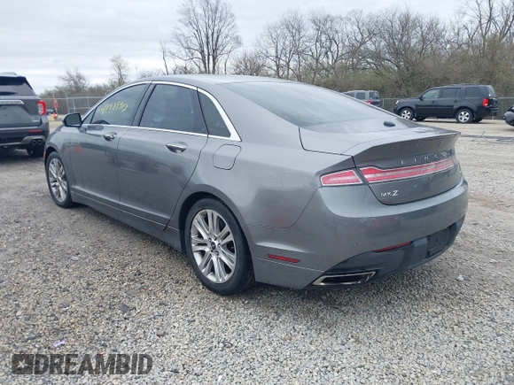 2014 Lincoln MKZ with VIN 3LN6L2GK2ER818577, listed as a IAAI auction lot 41929913 with 185,062 mi miles. Bid and sale history available at carsss.com. Image 3.