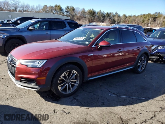 2018 Audi allroad Prestige with VIN WA19NAF43JA121233, listed as a Copart auction lot 46451515 with 56,354 mi miles and Salvage Title. Bid and sale history available at carsss.com. Image 1.