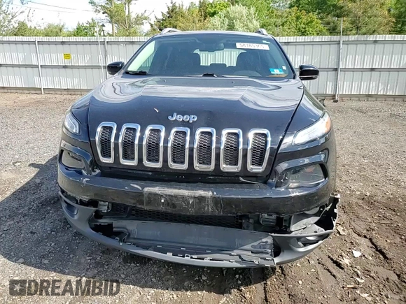 2018 Jeep Cherokee Latitude Plus with VIN 1C4PJMLX7JD502235, listed as a Copart auction lot 58185365 with 53,963 mi miles and Salvage title. Bid and sale history available at DreamBid. Image 14.