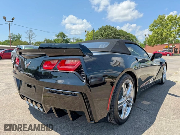 2017 Chevrolet Corvette 3LT with VIN 1G1YF3D70H5123914, listed as a Copart auction lot 59671705 with 62,245 mi miles and Clean title. Bid and sale history available at DreamBid. Image 4.