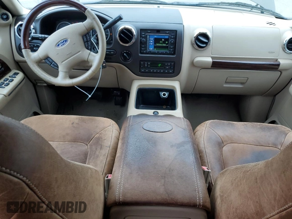 2006 Ford Expedition Eddie Bauer with VIN 1FMFU18596LA16723, listed as a Copart auction lot 64029965 with 152,012 mi miles and Salvage title. Bid and sale history available at DreamBid. Image 8.