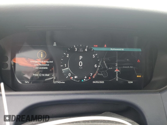 2021 Land Rover Range Rover Velar R-Dynamic S с VIN SALYT2EX0MA310489, выставлен на аукционе Copart как лот 51587085 с пробегом 27 743 миль миль и Списание • Salvage title. История ставок и продаж доступна на DreamBid. Изображение 9.
