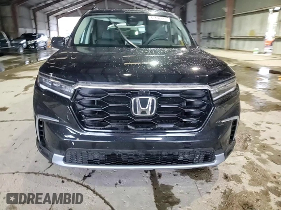 2025 Honda Pilot Elite with VIN 5FNYG1H89SB073869, listed as a Copart auction lot 87856445 with 2,966 mi miles and Salvage Title. Bid and sale history available at DreamBid. Image 12.