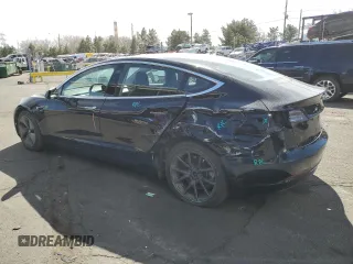 2018 Tesla Model 3 Long Range Battery with VIN 5YJ3E1EB9JF103256, listed as a Copart auction lot 49617885 with 119,653 mi miles and Salvage Title. Bid and sale history available at carsss.com. Image 2.