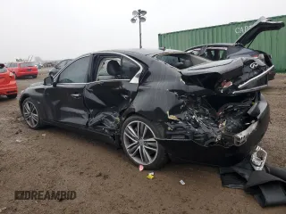 2017 Infiniti Q50 2.0t Premium with VIN JN1CV7AR6HM680529, listed as a Copart auction lot 86398934 with 101,765 mi miles and Salvage Title. Bid and sale history available at carsss.com. Image 2.