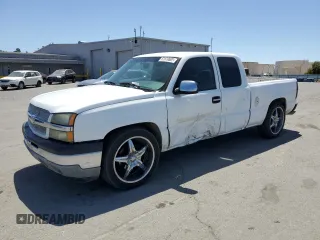 2005 Chevrolet Silverado 1500 Work Truck z VIN 1GCEC19X25Z301634, wystawiony jako Copart lot #57970605 z przebiegiem 173 372 mil mil oraz Szkoda całkowita • Salvage title. Historia ofert i sprzedaży dostępna na DreamBid. Obrazek 1.