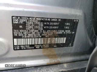 2020 Toyota RAV4 LE with VIN 2T3K1RFVXLC034798, listed as a Copart auction lot 44111085 with 42,011 mi miles and Clean Title. Bid and sale history available at DreamBid. Image 13.
