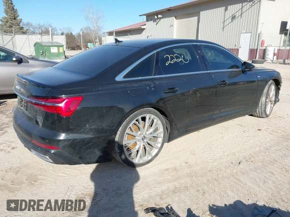 2019 Audi A6 Prestige with VIN WAUM2AF29KN024939, listed as a IAAI auction lot 41432220 with 89,231 mi miles. Bid and sale history available at carsss.com. Image 4.
