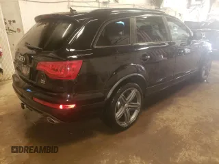 2015 Audi Q7 3.0L TDI Prestige with VIN WA1WMAFE8FD020743, listed as a Copart auction lot 64425372 with 118,501 mi miles. Bid and sale history available at carsss.com. Image 4.