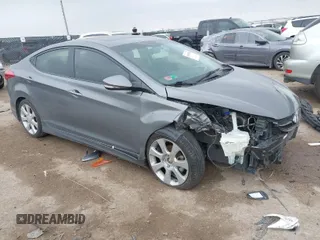 2013 Hyundai Elantra Limited with VIN 5NPDH4AEXDH451649, listed as a IAAI auction lot 41691494 with 124,827 mi miles and . Bid and sale history available at DreamBid. Image 1.