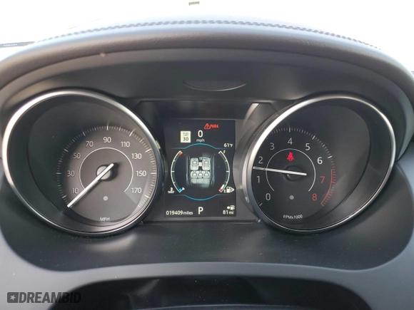2019 Jaguar E-PACE S with VIN SADFJ2FX1K1Z36220, listed as a Copart auction lot 53623635 with 19,409 mi miles and Clean Title. Bid and sale history available at carsss.com. Image 9.