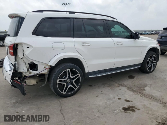 2019 Mercedes-Benz GLS 550 with VIN 4JGDF7DEXKB203995, listed as a Copart auction lot 53217754 with 51,623 mi miles and . Bid and sale history available at DreamBid. Image 3.